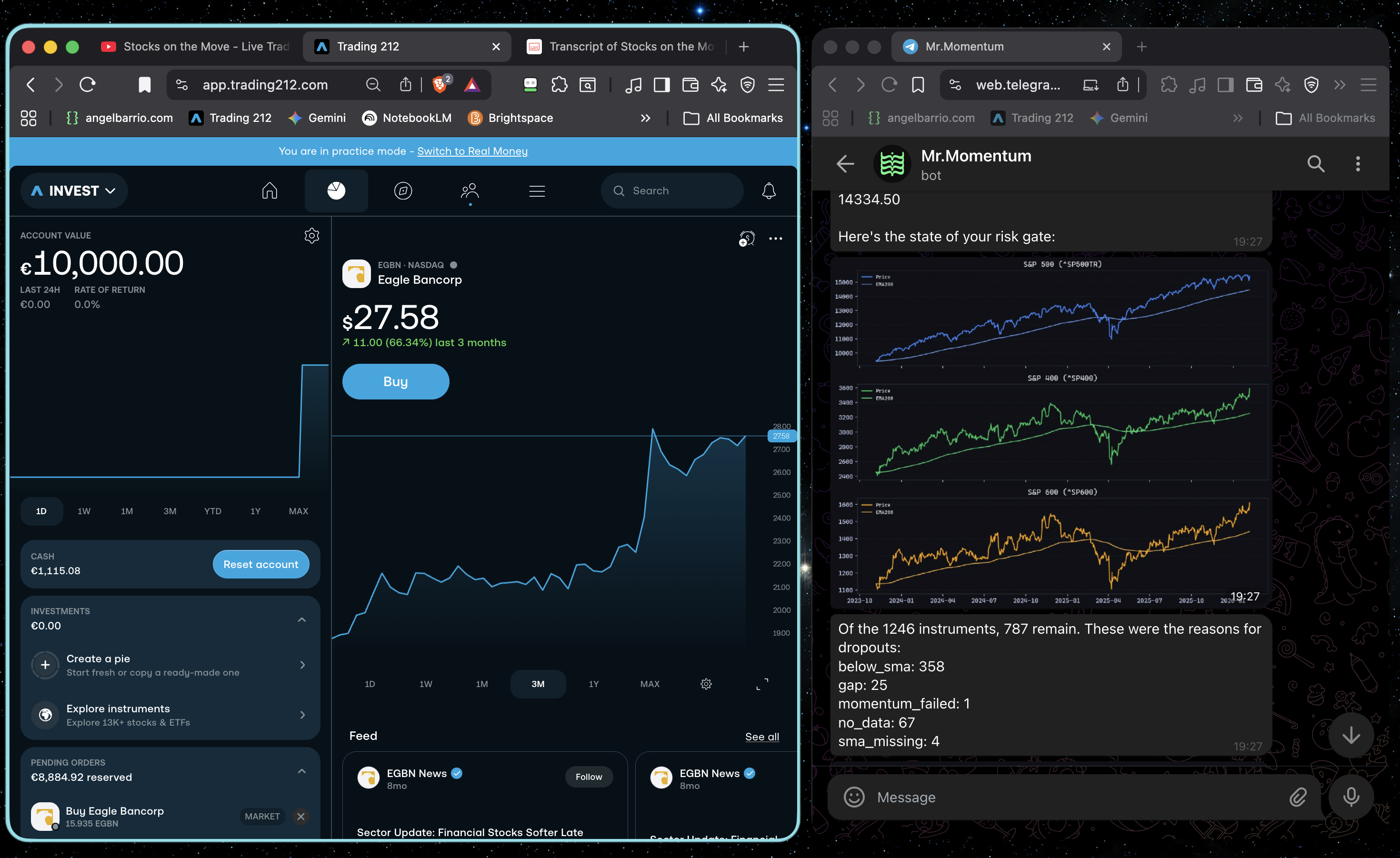 Automated Asset Manager: Trading212
